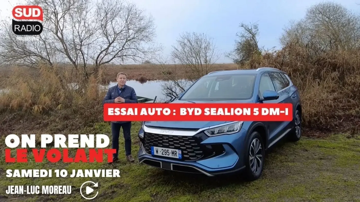 Jean-Luc Moreau présente le BYD Sealion 5 DM-i lors de son essai